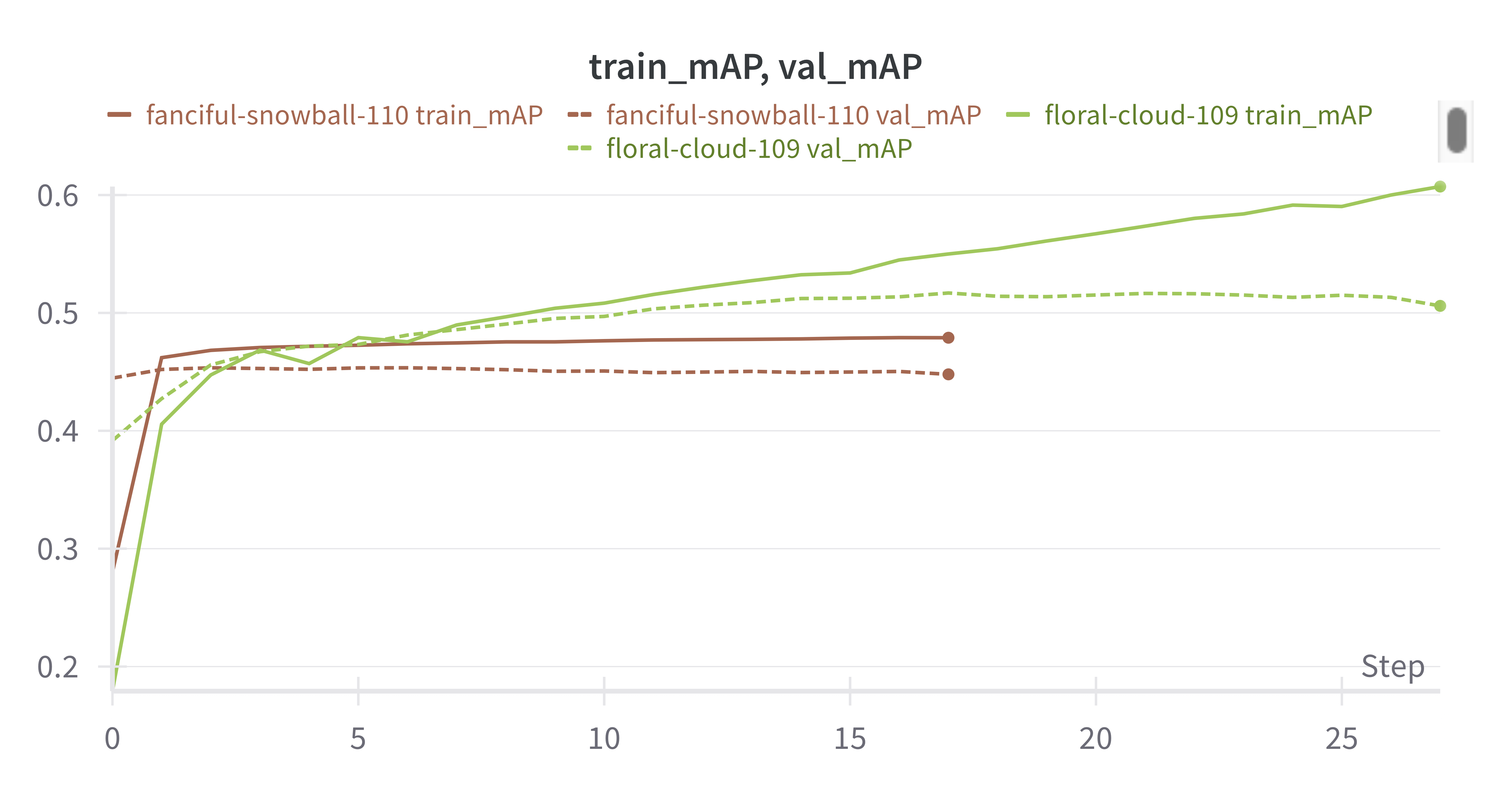 peak val mAP of .453